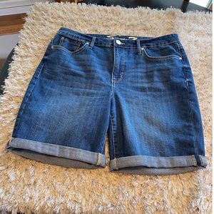 Seven7 Bermuda Jean Shorts Size 14